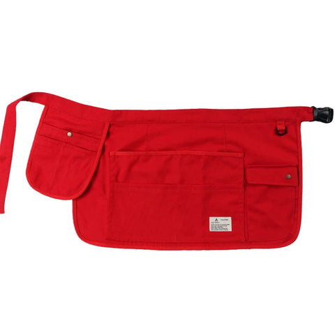 Gardening Orange Apron Half Waist Canvas Multi Pocket Tool Carrier Tool Carriers Aprons & Belts