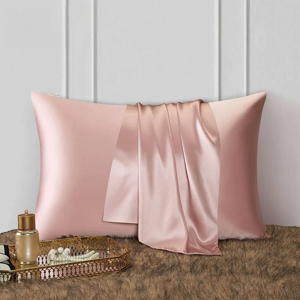 Pillowcase 51X66cm Pink Natural Mulberry Silk For Comfortable Pillow Cases