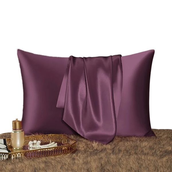 Pillowcase 51X66cm Purple Natural Mulberry Silk For Comfortable Bed Pillow Cases