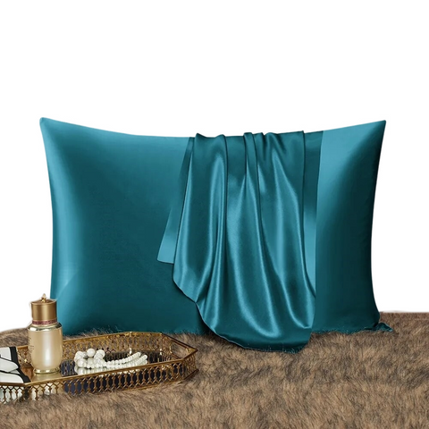 Pillowcase 51X66cm Teal Mulberry Silk For Comfortable Pillow Cases