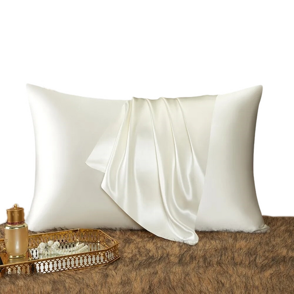 Pillowcase 51X66cm White Natural Mulberry Silk For Collection Pillow Cases
