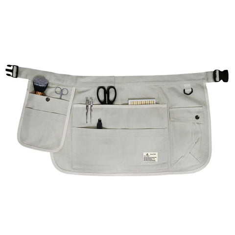 Gardening Apron White Half Waist Canvas Multi Pocket Tool Carrier For Men Women Tool Carriers Aprons & Belts
