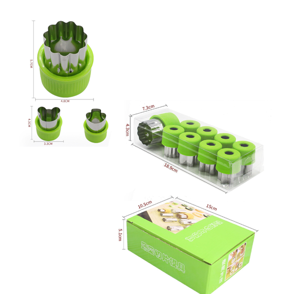 Vegetable Fruit Flowers Cutter Mold Cake Cookie Baking Tools