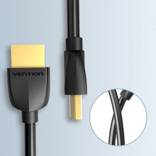 Aai Hdmi 2.0 4K Data Cable Black 0.5M Power Cables & Connectors