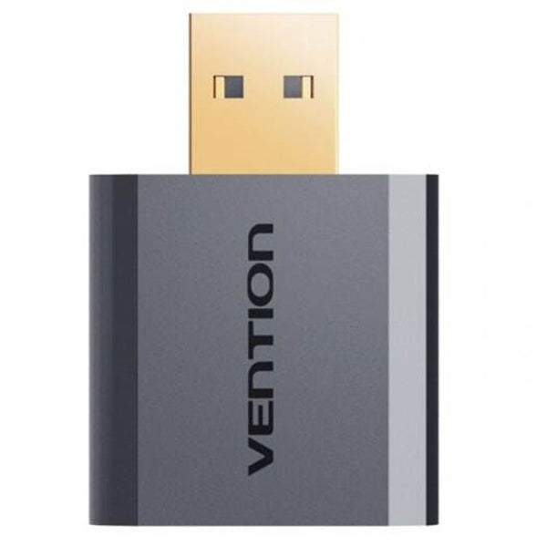 Vab S18 H 7.1 Channel 3.5Mm External Usb Independent Sound Card Free Drive Plug And Play Gray