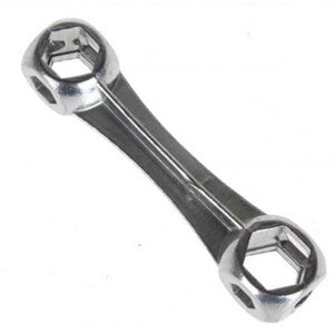 Versatile Hexagon Wrench Repair Kit Silver