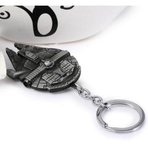 Vess Millennium Falcon A Style Key Ring Silver