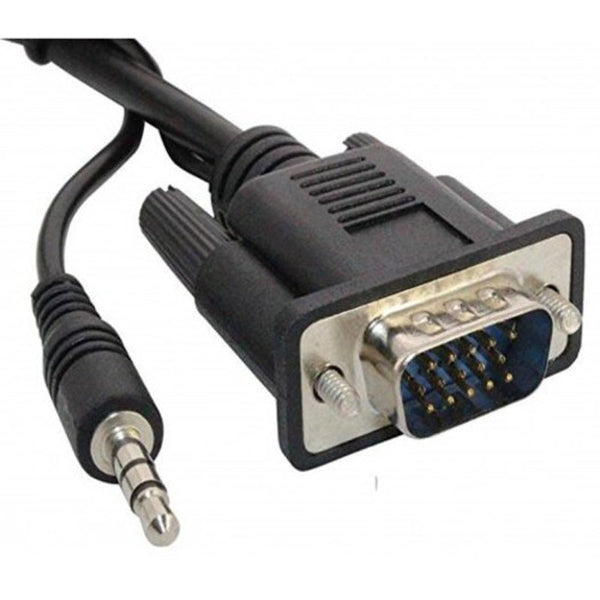 1080P Full Hd Vga To Hd Compatible Converter Adapter Cable With Audio Output Monitor/Av Cables & Adapters