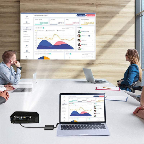 Vga To Hdmi Converter Computer Tv Adapter Cable With Audio Power Supply Video Cables & Adapters