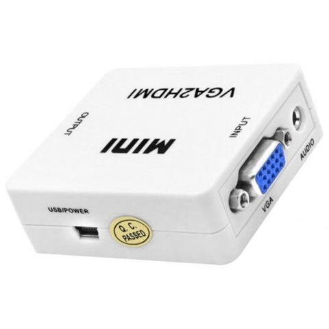 Vga To Hdmi Converter White Monitor/Av Cables & Adapters