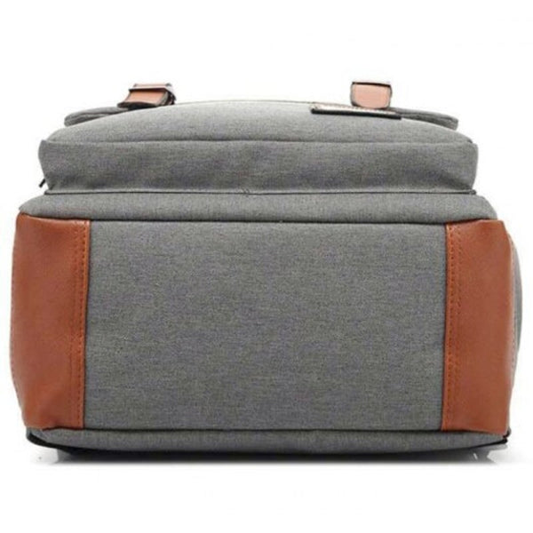 Men's Outdoor Canvas Material Big Travel Backpack Fashion Bag Black Backpacks