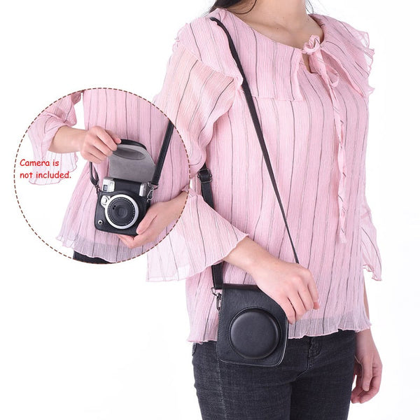 Pu Protective Camera Case Bag Black Camera Cases Bags & Covers