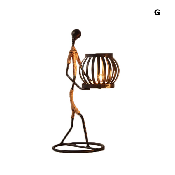 Metal Tealight Candle Holders Figurines Decor Gifts Candle Holders & Accessories