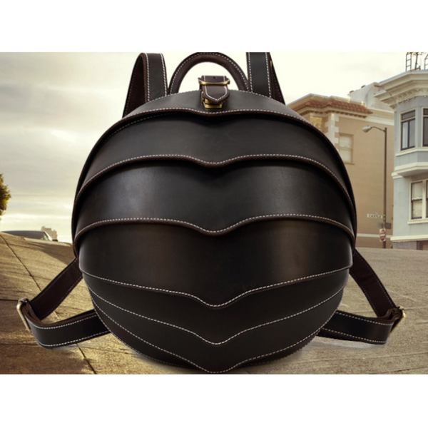 Genuine Leather Beetle Backpack Backpacks