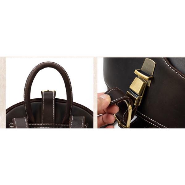 Genuine Leather Beetle Backpack Backpacks