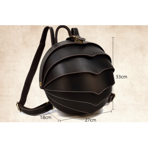 Genuine Leather Beetle Backpack Backpacks