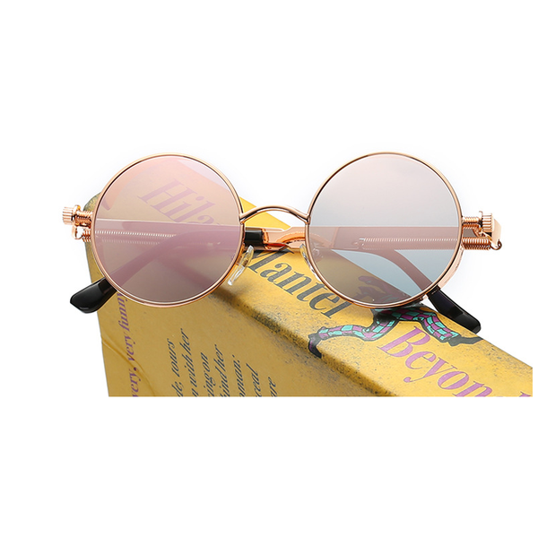 Round Metal Frame Sunglasses
