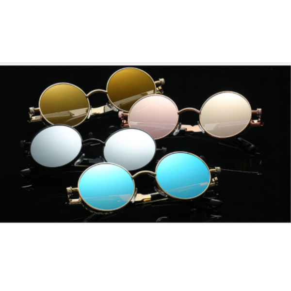 Round Metal Frame Sunglasses