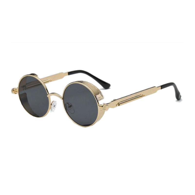 Round Metal Frame Sunglasses