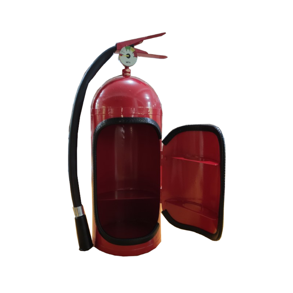 Vintage Wine Bottle Holder Novelty Fire Extinguisher Bar Decoration