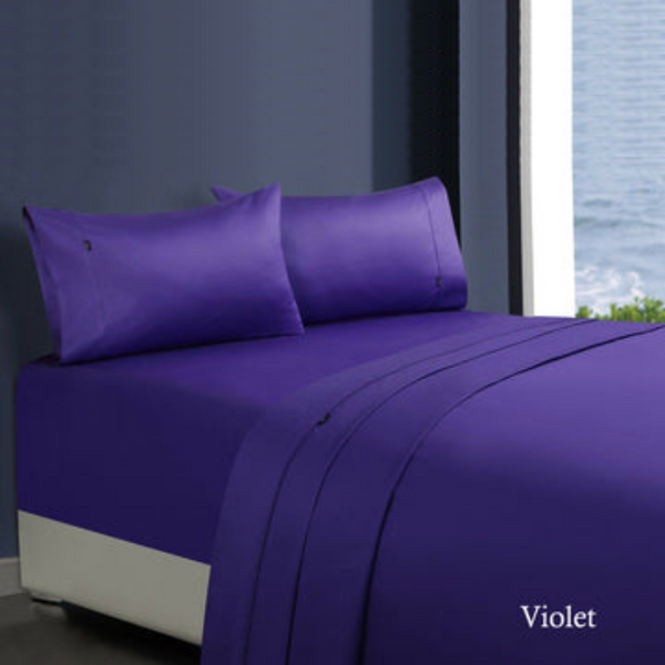 1000Tc Egyptian Cotton Sheet Set King Single Sheets