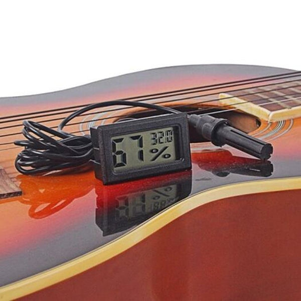 Vz51 Temperature Humidity Meter Hygrothermograph Black Thermometers