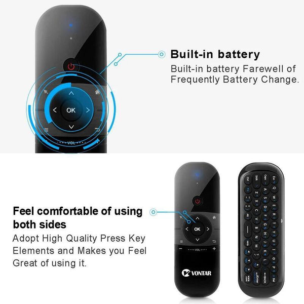 W1 2.4G Air Mouse Wireless Keyboard Usb Receiver For Android Smart Tv