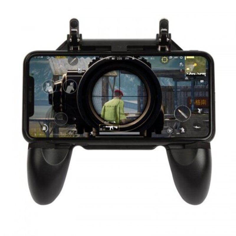 W10 Mobile Phone Game Controller Gamepad Joystick Fire Trigger For Pubg ...