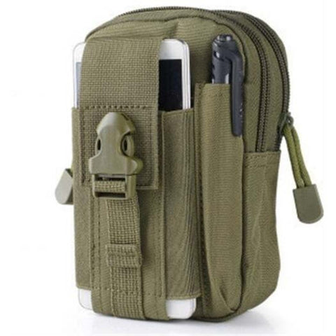 Waist Bag Tactical Pouch Sports Fanny Pack Outdoor Pouches Phone Army Green