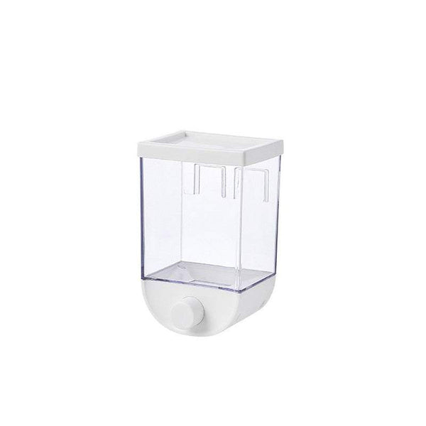 Food Containers Wall Mount Cereal Dispenser Dry Storage Box Kitchen Grain Organizer Food Storage Containers