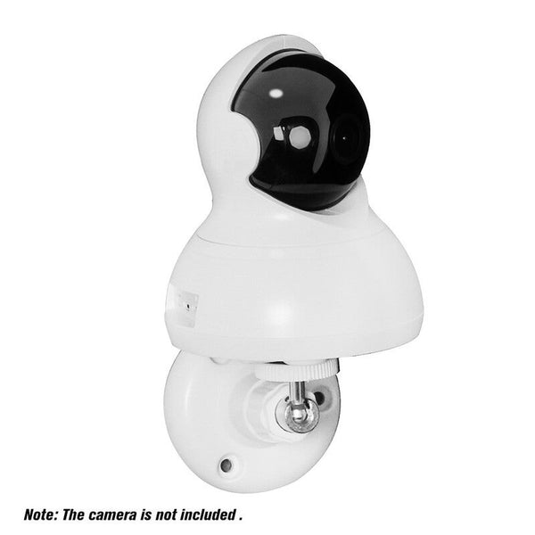 Wall Mount For Yi Dome Camera And Cloud Home Mounted Bracket Holder Full Install Kit Height Angle Adjustment Security Cameras White