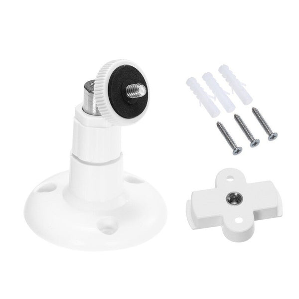 Wall Mount For Yi Dome Camera Cloud Mounted Bracket Holder Full Install Kit Height Angle Adjustment Security Cameras White Security Camera Brackets &