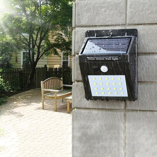 Home Garden Wall Mounted Led Motion Sensor Solar Lights