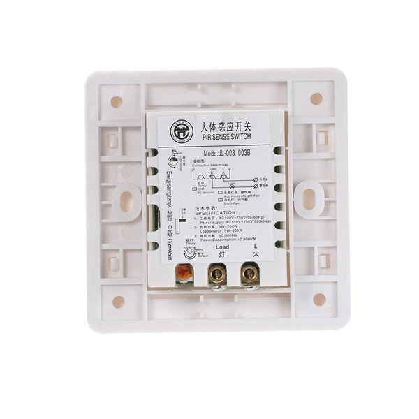 Wall Mounted Light Switch Automatic Ir Infrared Motion Sensor Sensors & Motion Detectors