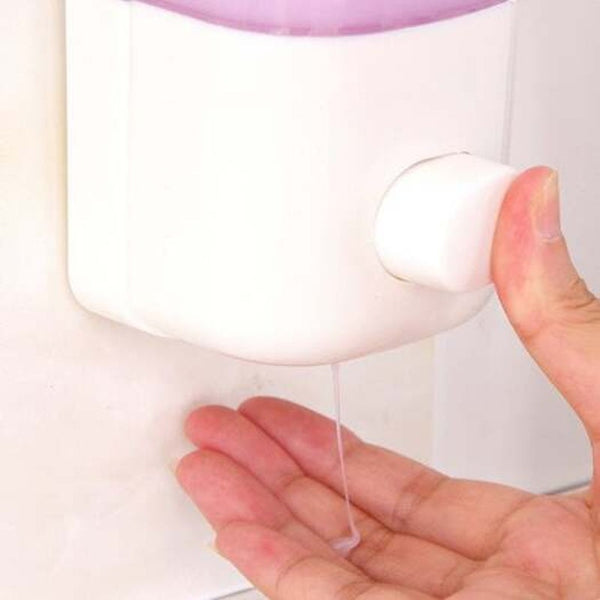 Wall Mounted Liquid Soap Dispenser Milk White Size Soap Dishes & Dispensers