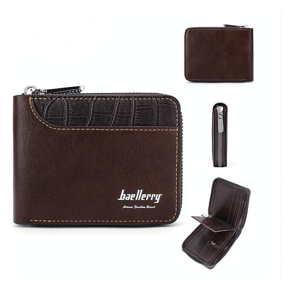 Secure Rfid Blocking Short Wallet Anti Theft Coffee Wallets