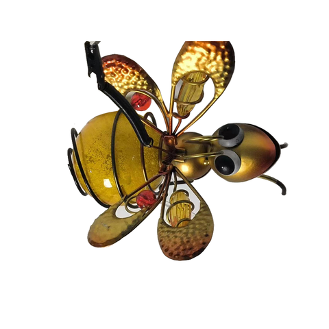 Wall Hanging Decoration Crafts Wrought Iron Ant Home Blue Red Yellow Wing