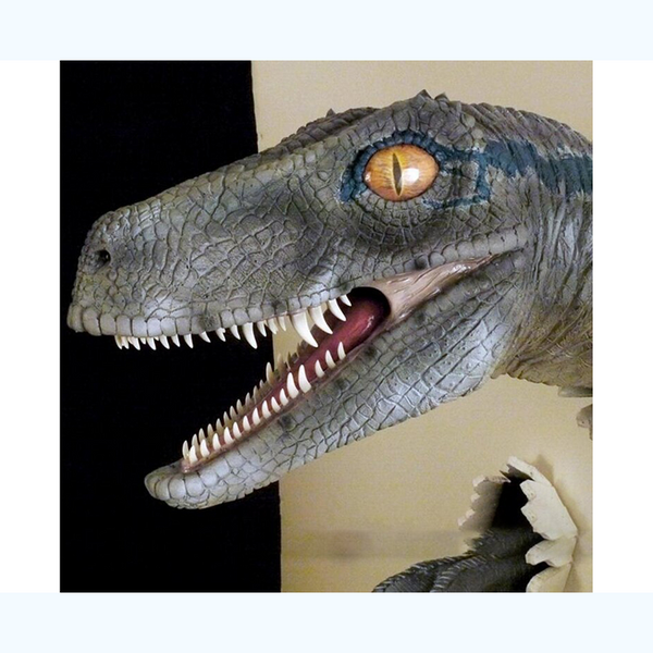 Sculptures & Figurines Wall Statue Portable Emulsion Realistic Artificial Dinosaur Animal Ornament