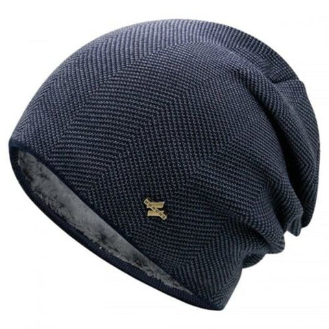 Warm And Cold Proof Thick Plus Velvet Skully Hat Multi