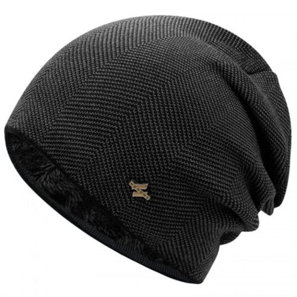 Warm And Cold Proof Thick Plus Velvet Skully Hat Multi Beanies