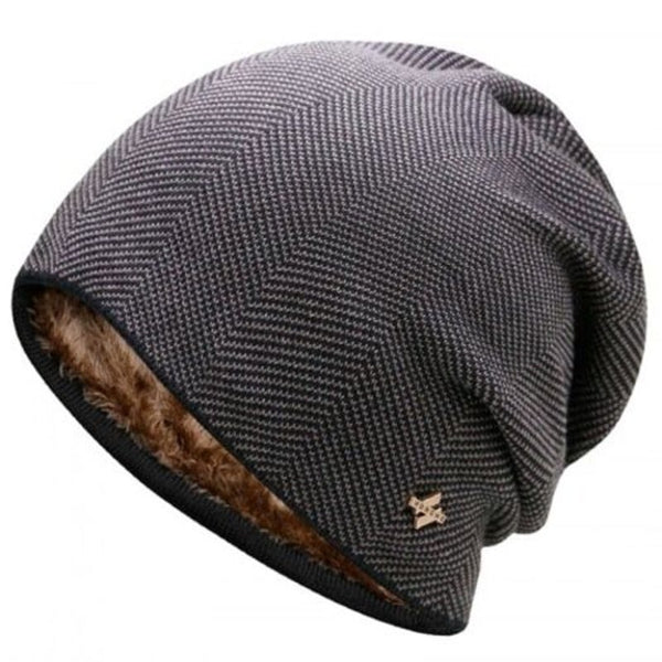 Warm And Cold Proof Thick Plus Velvet Skully Hat Multi Beanies