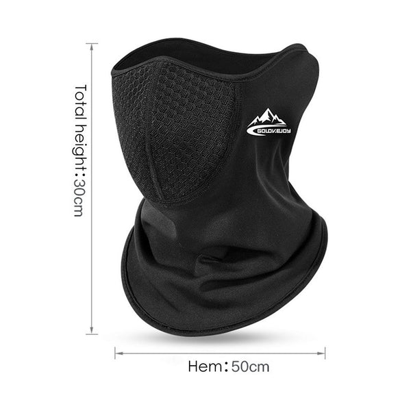 Warm Neck Guard Scarf Honeycomb Vents Cover Bike Half Face Mask Windproof Cycling Head For Camping Scarves