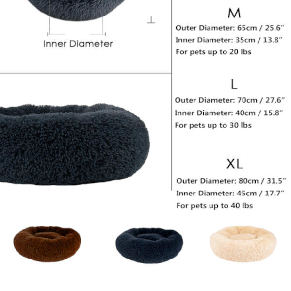 Warm Soft Plush Pet Bed For Dogs Or Cats Pet Beds