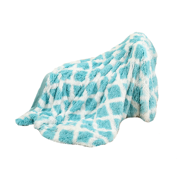 Warm Fluffy Faux Fur Plush Shaggy Throw Blanket Blankets