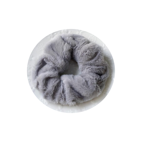 Warm Soft Fuzzy Fluffy Furry Plush Hair Scrunchies