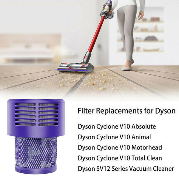Replacement Washable Filter Unit For Dyson V10 Generic Vacuum Cleaners
