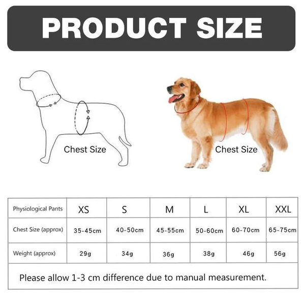 Washable Female Pet Dog Cat Nappy Diaper Physiological Pants Panties Underwear Black Dog Clothing & Shoes