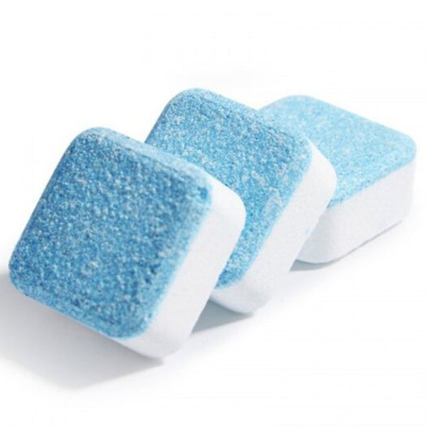Washing Machine Cleaning Effervescent Tablet Sterilization Descaling Agent 12Pcs / Box Robin Egg Blue Other Laundry Supplies