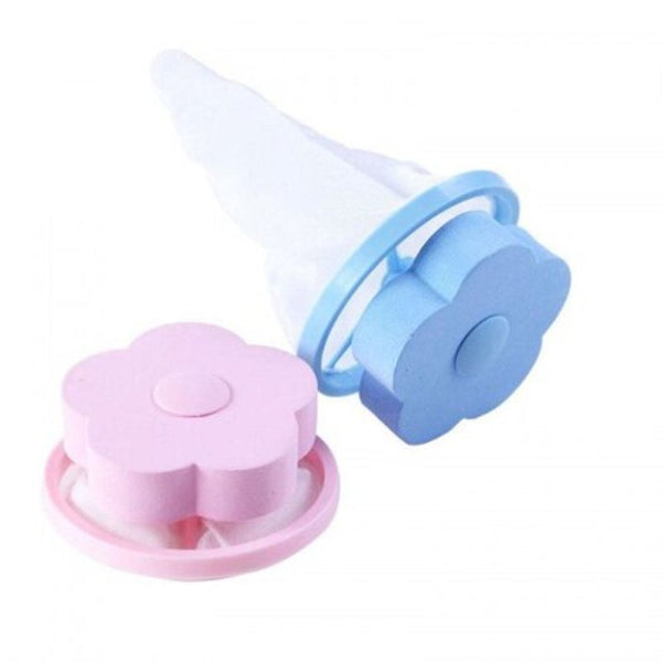 Washing Machine Hair Removal Filter Bag Laundry Ball Sky Blue Laundry Bags