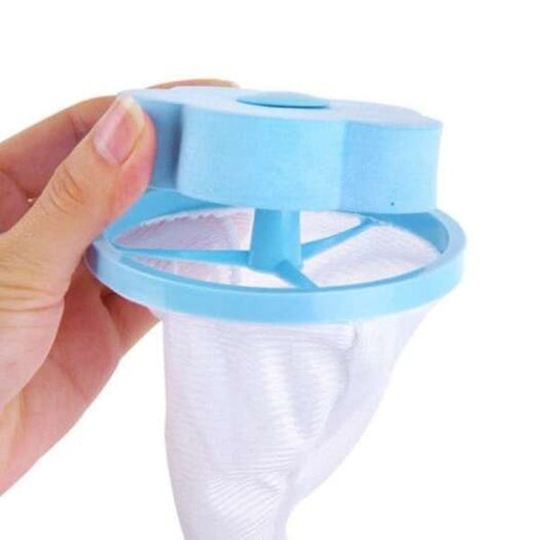 Washing Machine Hair Removal Filter Bag Laundry Ball Sky Blue Laundry Bags